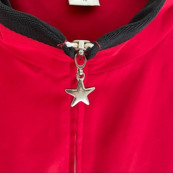 🎀 Allison Daley bomber style Jacket, Star detail and strips, Size 18 - Picture 3 of 9